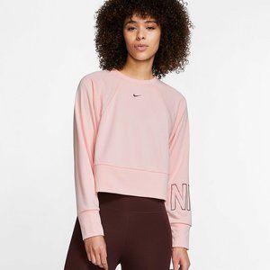 NIKE Get Fit Graphic Training Crew Fleece Medium